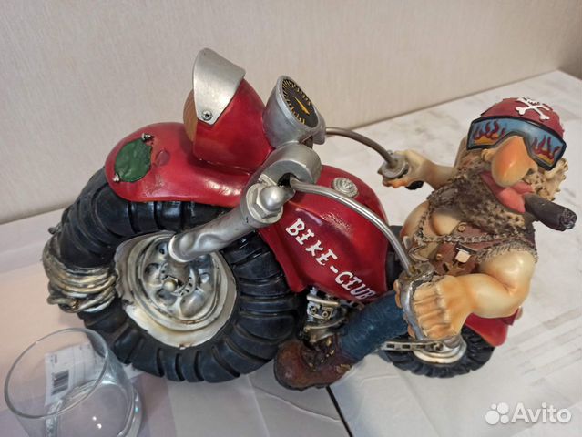 Копилка подарочная Байкер (полимер)