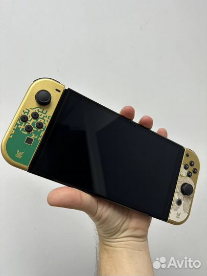 Nintendo switch oled Zelda edition новая чип