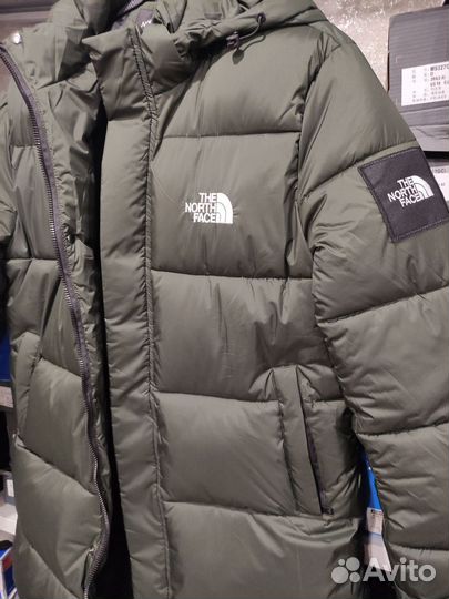 Зимняя мужская удлинённая куртка TNF North Face