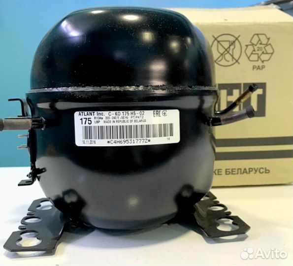 Компрессор холодильника Атлант ско 175 R-134 182w