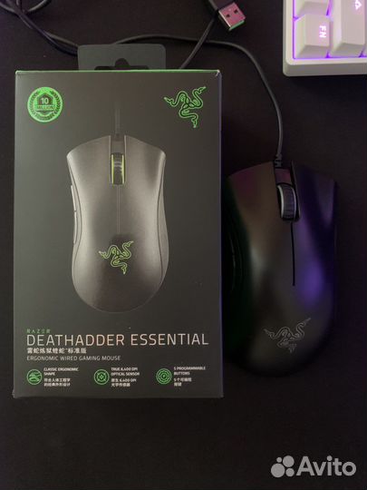 Игровая мышь razer deathadder essential
