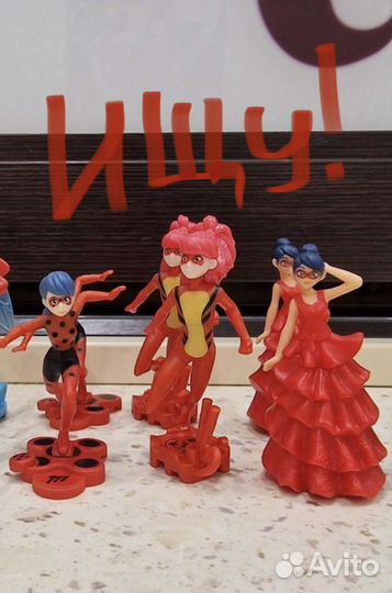 Игрушки из киндера леди баг 1 и 2 серия