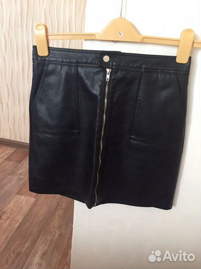 Кожаная юбка