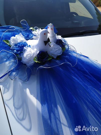 Свадебное украшение для авто