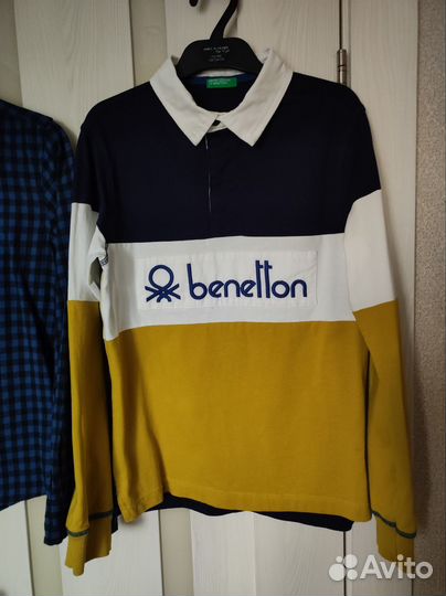 Поло UCB и рубашка Mango kids (р. 152)