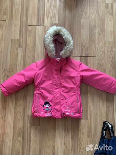Зимний комбинезон для девочки 104