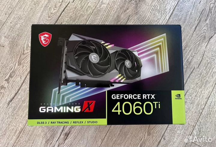 Видеокарта MSI RTX 4060TI gaming X 8G