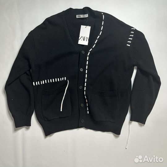 Кардиган Zara Topstitching Band