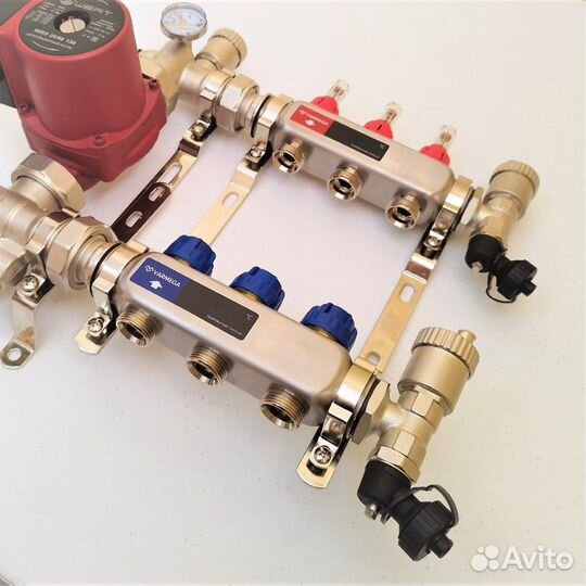 Комплект для теплого пола на 3 выхода