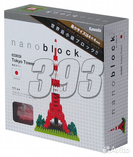 Nanoblock Телебашня Tokyo Tower (21718)