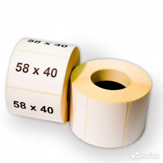 Термоэтикетки 58 х 40