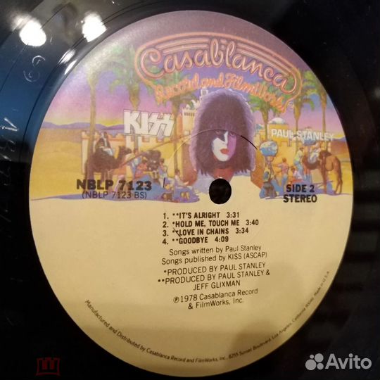 LP Kiss - Paul Stanley 1978 USA