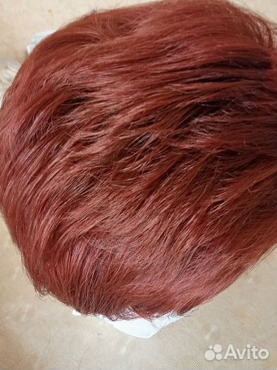 Парик короткая стрижка, каштановый