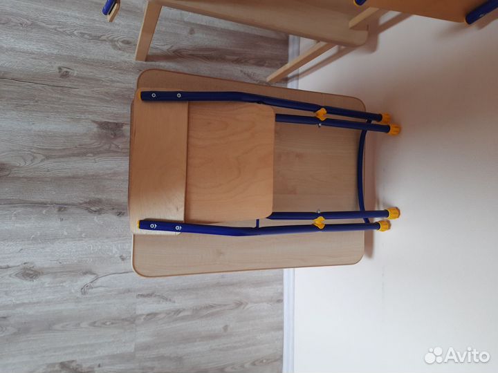 Детские столы и стулья 6 шт