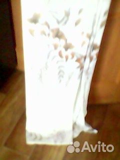 Шторы из тюля и обрезки от новых тканей