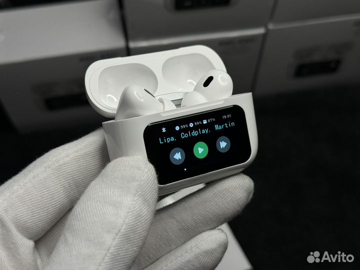 Новые наушники AirPods Pro 2 2024 с экраном