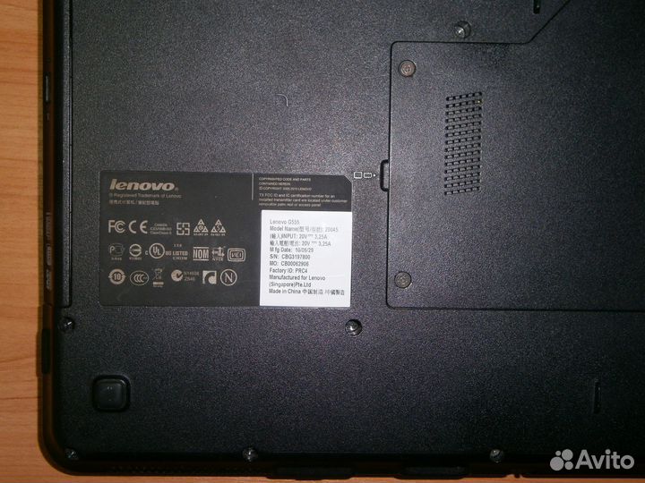 Ноутбук Lenovo Ideapad g555