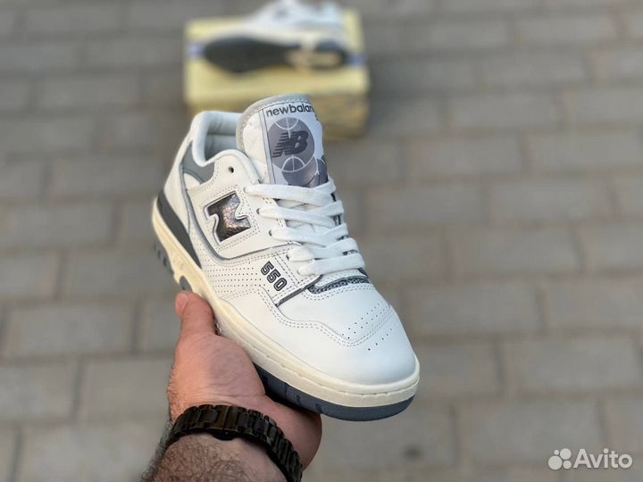 New balance 550 серые
