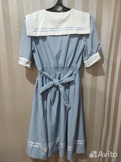 Винтажное платье в морском стиле