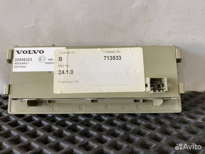 Панель управления Вебасто (Webasto) Volvo FH4