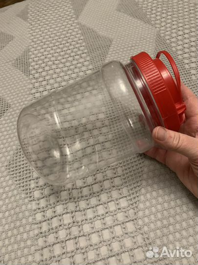 Емкость для хранения продуктов, пластик с крышкой