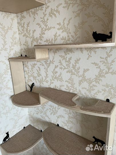 Игровой комплекс для кошек на стену