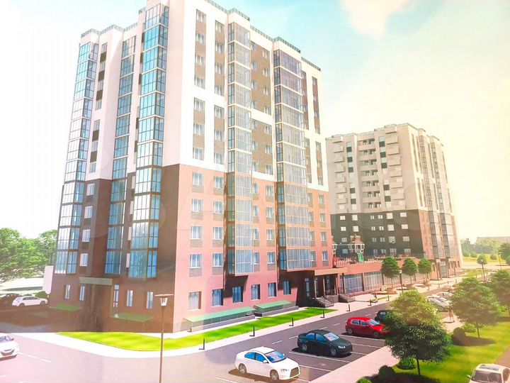 2-к. квартира, 60,1 м², 4/12 эт.