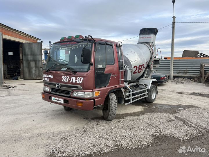 Автобетоносмеситель HINO Ranger 430.2, 1992