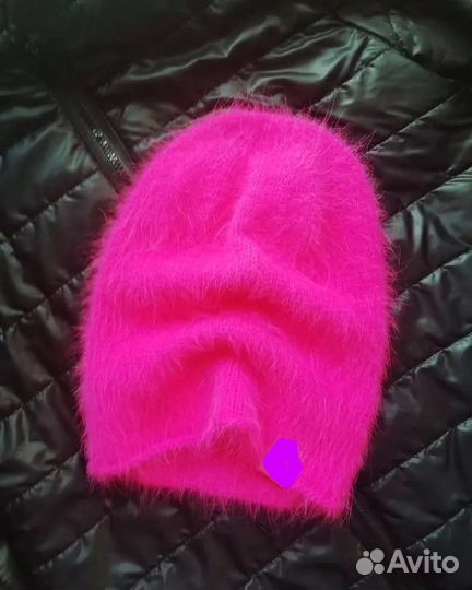 Шапка бини из пуха норки