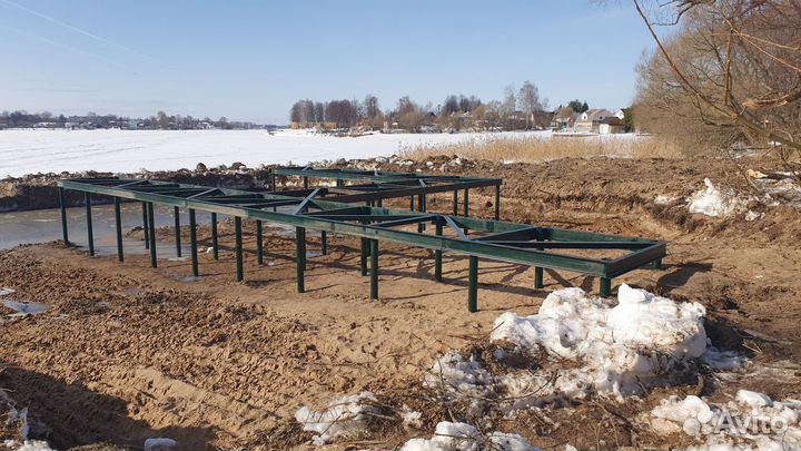 Строительство пирсов причалов