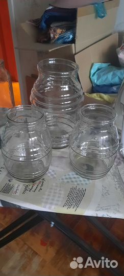 Банка стеклянная, СССР интерьерная