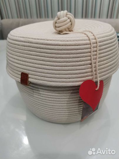 Шнур хб 6мм 20 м с серд. для шитья корзин