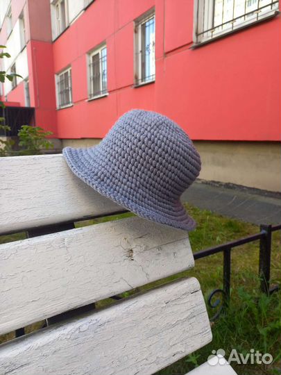 Шляпа женская серая