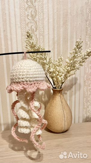 Вязанне обвесы на сумку ручной работы
