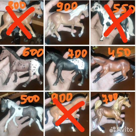 Фигурки лошадей шляйх schleich животные игрушки