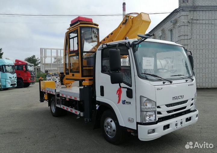 Автовышка высота подъёма 30 м на базе isuzu ELF