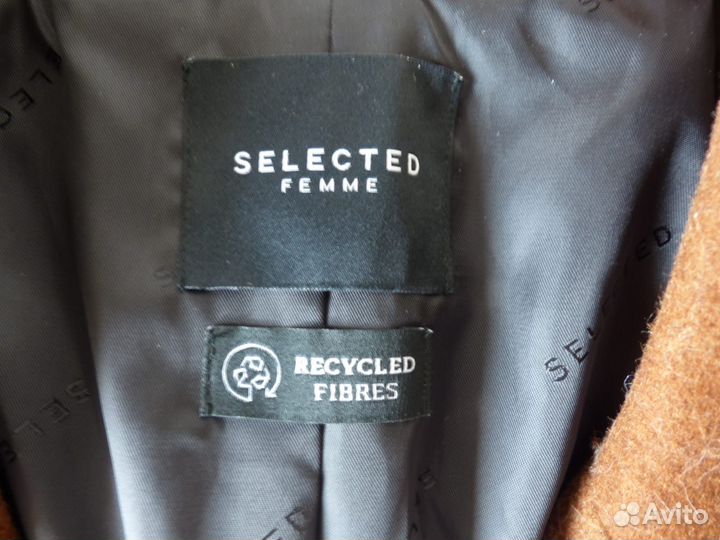 Пальто 100 шерсть Selected Femme XXL 48/50 нов