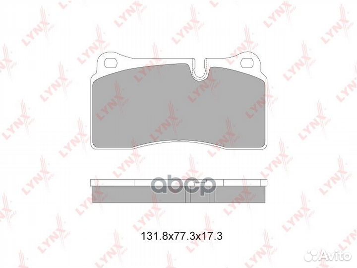 Колодки тормозные дисковые перед BD5004 LYN