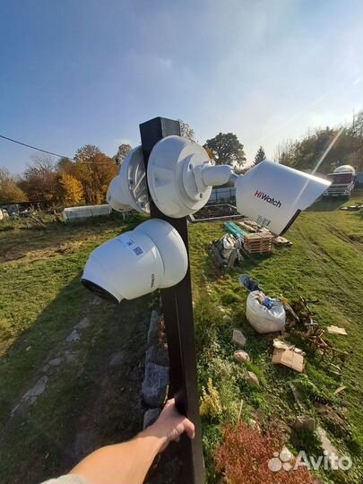 Камера 4мп цветная ночью HiWatch