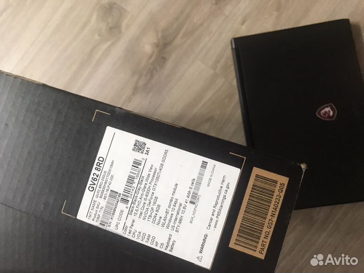 Игровой Ноутбук MSI 1050ti i5 8300H