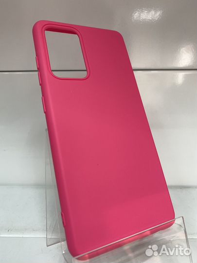 Чехол силиконовый samsung Galaxy A52 розовый