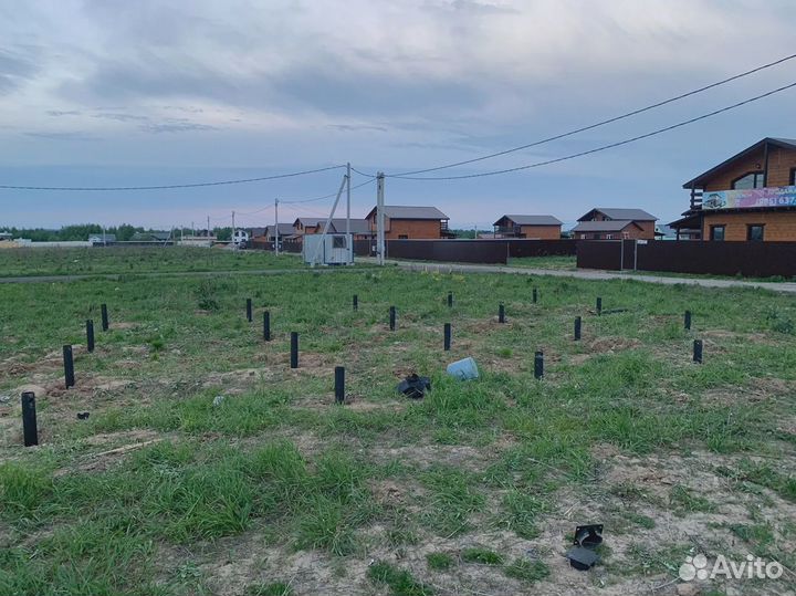 Монтаж свай