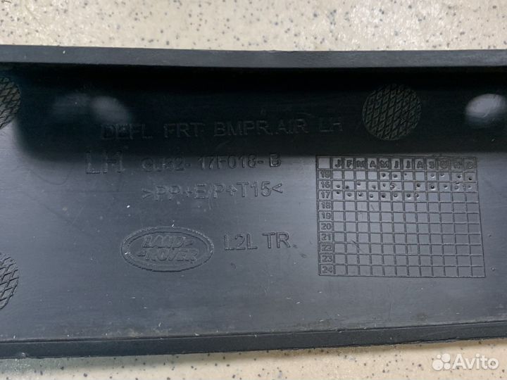 Планка брызговик бампера evoque 2011