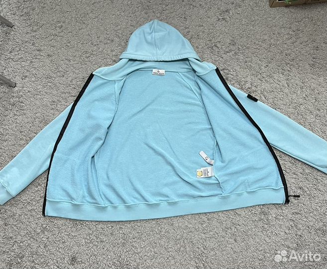 Stone island zip hoodie
