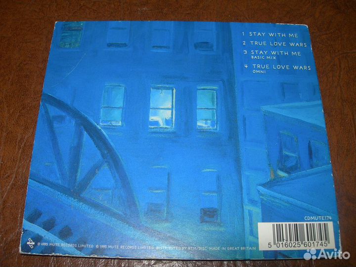 Erasure – Stay With Me. CD Single