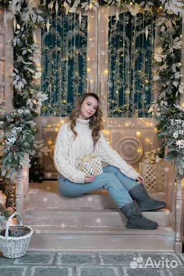 Фотосессия в студии новогодняя