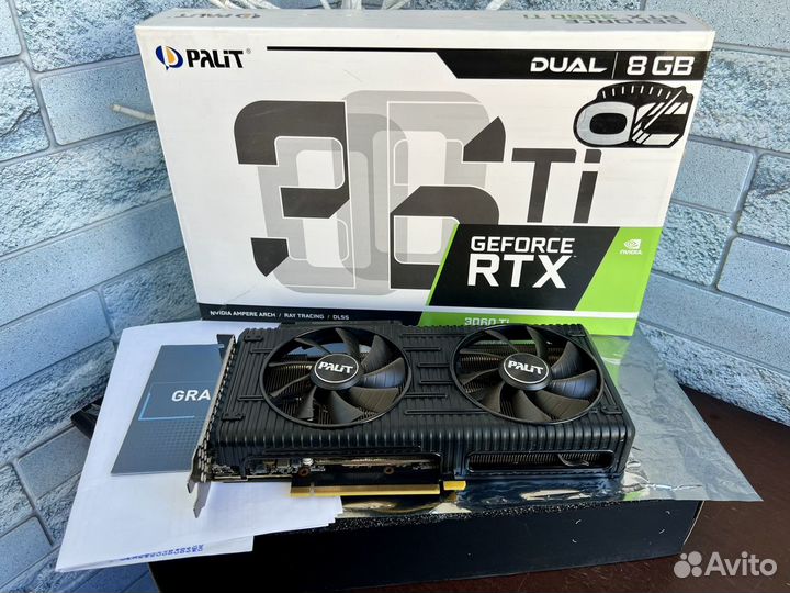 Видеокарта Rtx 3060 Ti 8GB Palit Dual OC Samsung