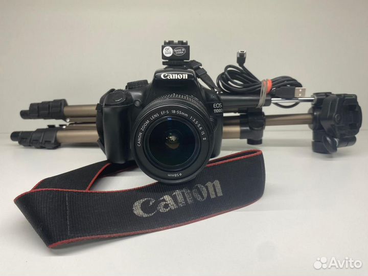 Фотоаппарат зеркальный Canon EOS 1100D (KA012377)