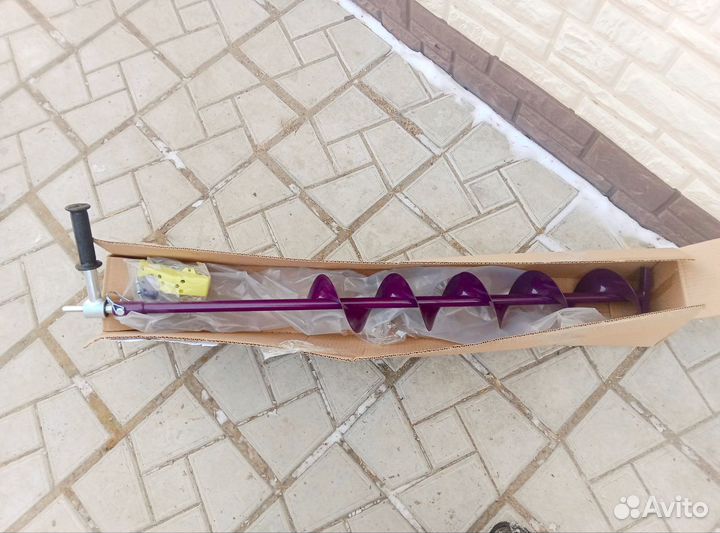 Шнек для ледобура под шуруповерт 130