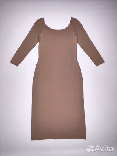 Платье Maxi. COS Knitted Off-Shoulder Tube Dress